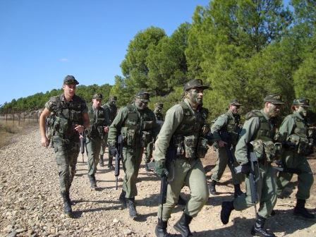Unidad en formación de las Fuerzas Armadas Españolas